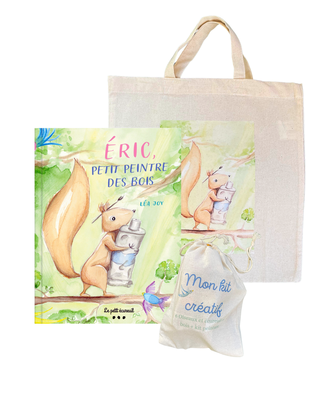Lot 1 Livre + 1 tote bag + 1 kit créatif