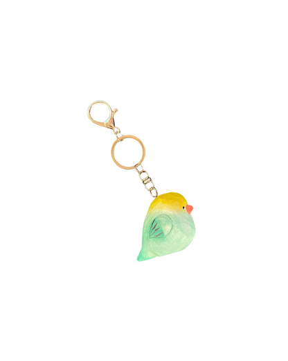 Porte clef oiseau en bois