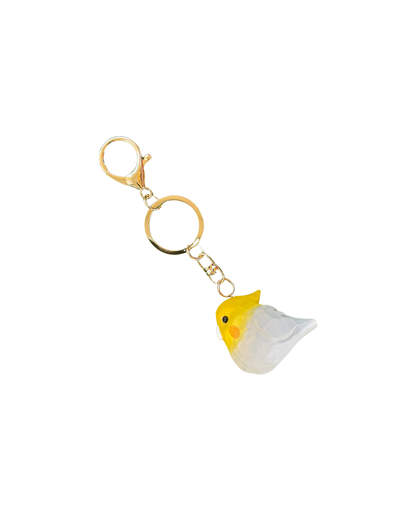 Porte clef oiseau en bois