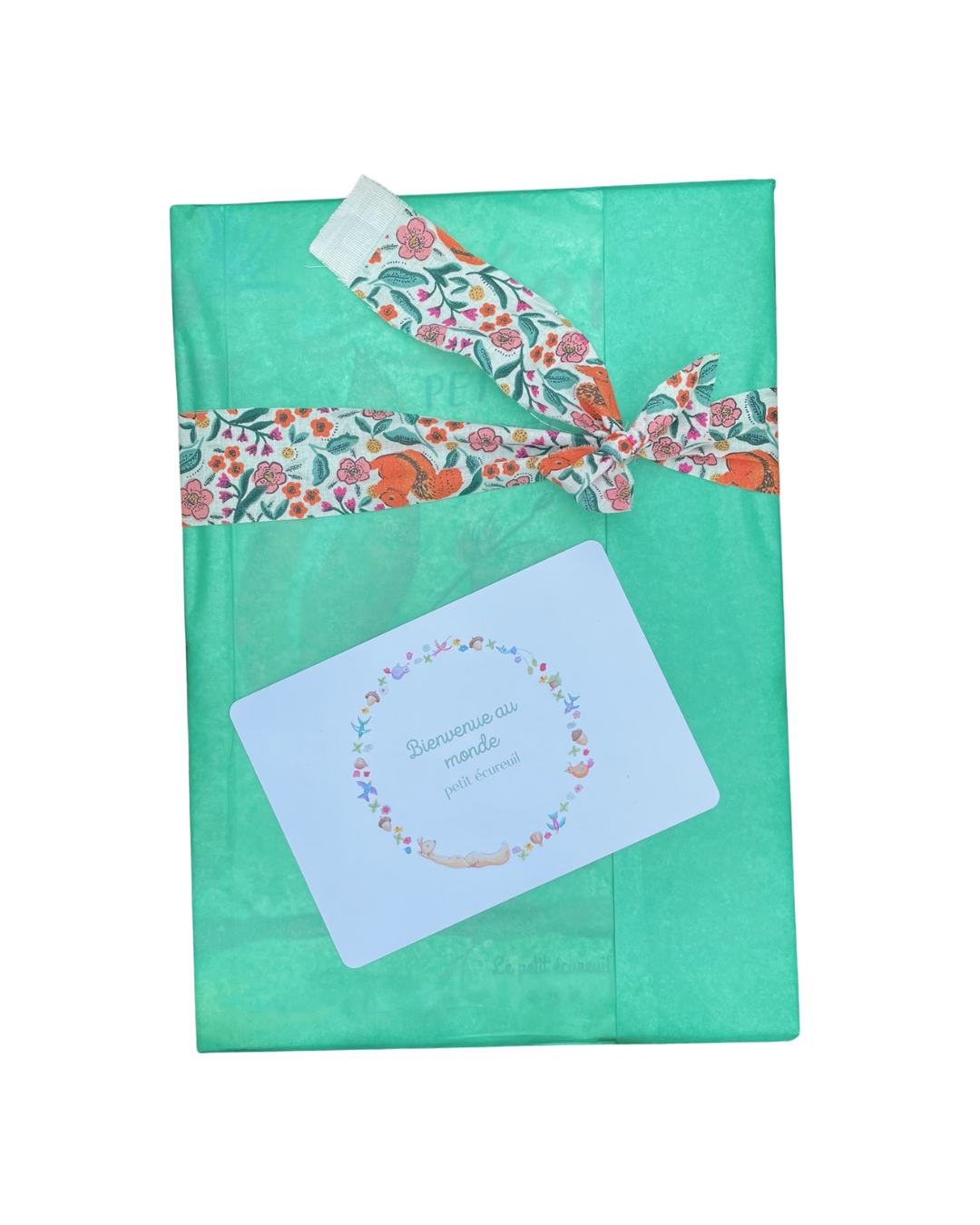 Lot Livre + 1 carte écureuil en bois + 1 tote bag