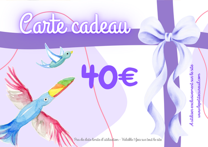 Carte cadeaux