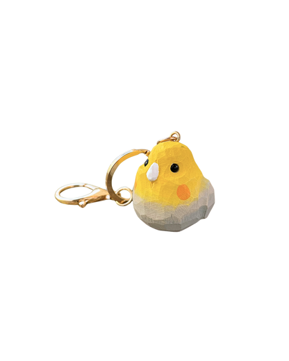 Porte clef oiseau en bois