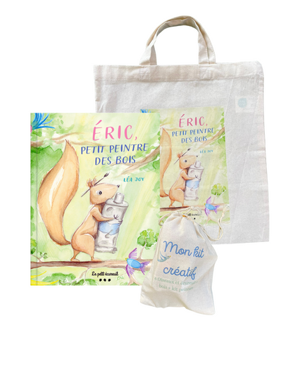 Lot 1 Livre + 1 tote bag + 1 kit créatif