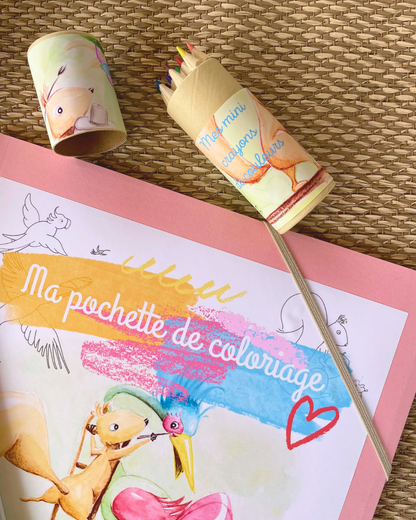 Mini crayons de couleurs
