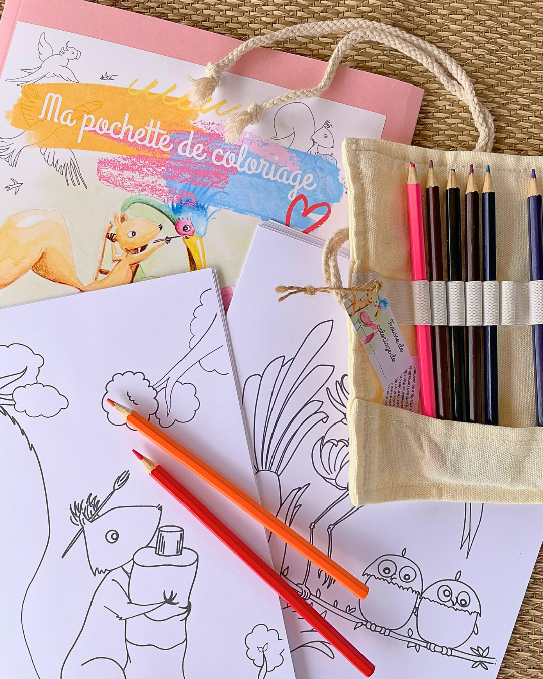 Trousse 12 crayons de couleurs